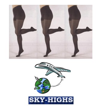 SKY-HIGHS™ Graduated Compression Pantyhose 15-20mm]