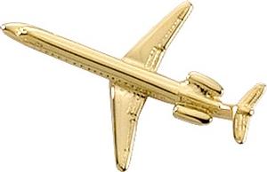 [EMB-145 Lapel Pin - Gold] | The Flight Attendant Shop