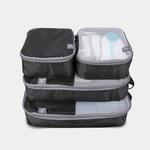 Travelon Set of 4 Packing Cubes - Black